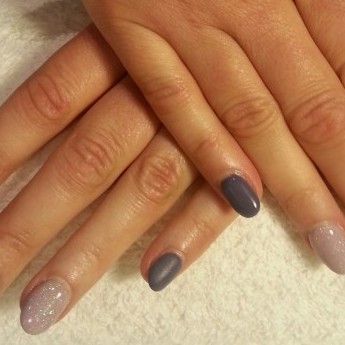 Lavendel, lilac met roze glitter.jpg